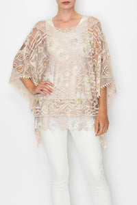 Lace and Crochet Poncho