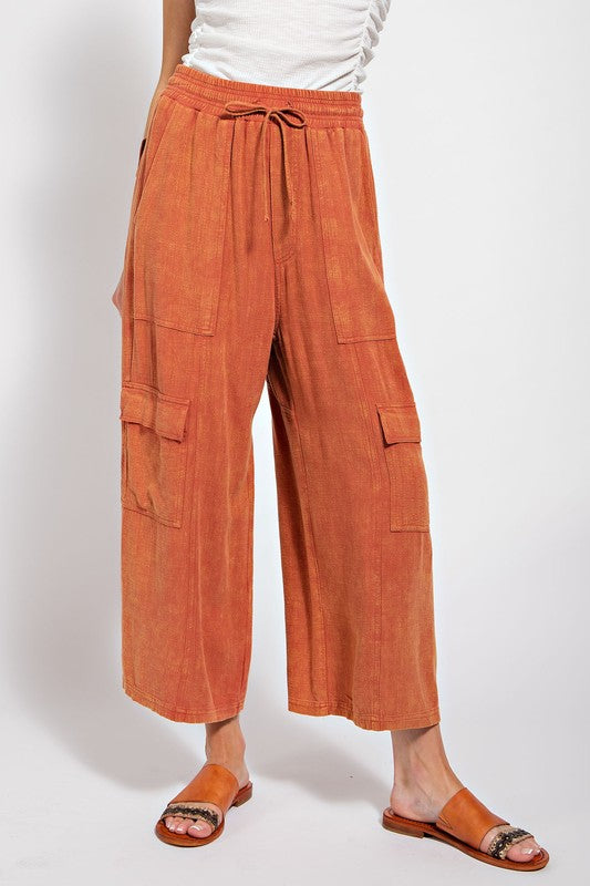 Mineral Wash Cargo Pants