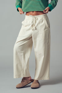 Wide Leg Denim Pants