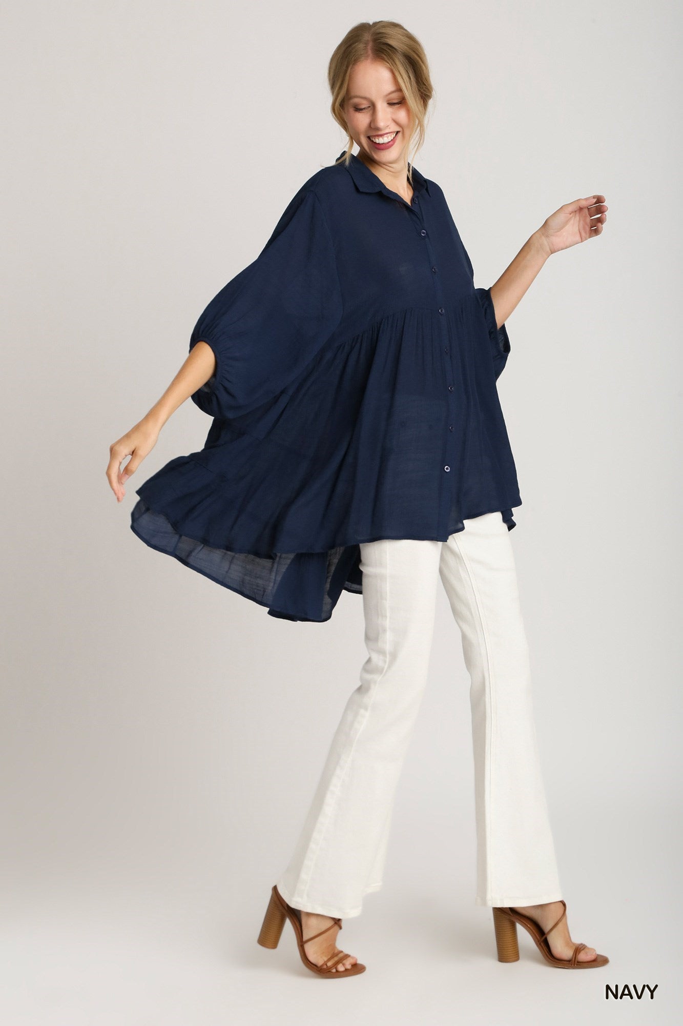 Back Tiered Tunic Top