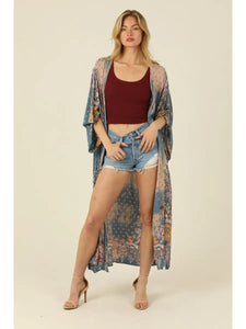 Bleach Tie Dye Kimono