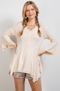Bell Sleeve Loose Fit Tunic