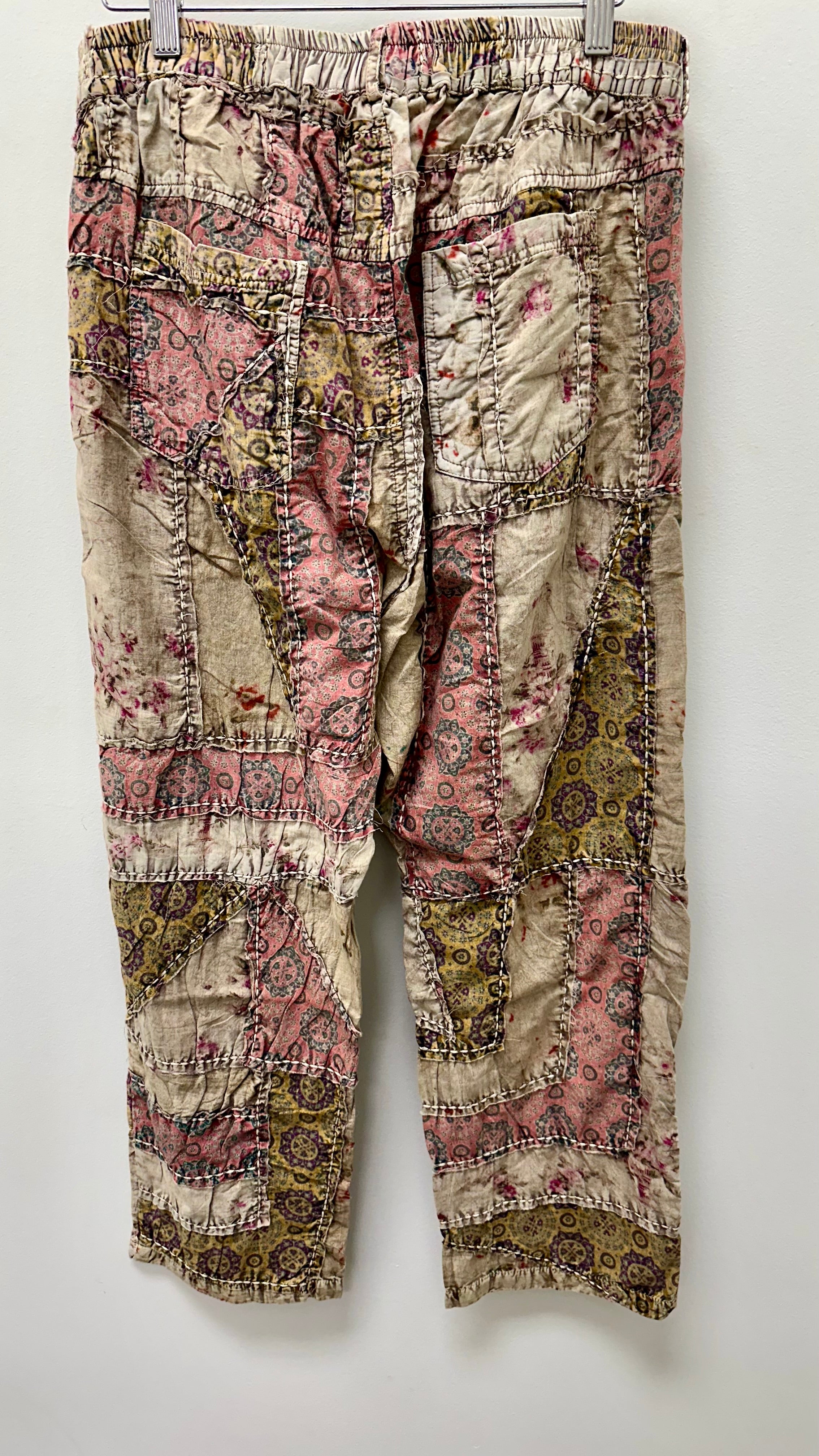 Patchwork Ankle Length Pant