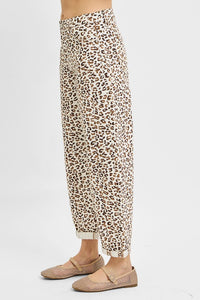 Barrel Leopard Jeans