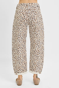 Barrel Leopard Jeans