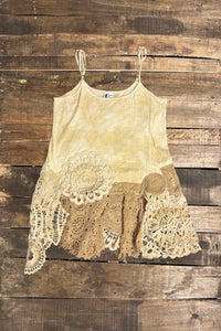 Tank w/ Crochet Details