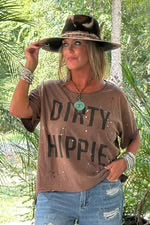 Dirty Hippie Tee-Vintage Raisin