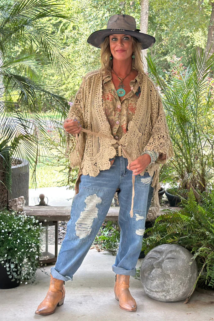 Crochet Split Tail Jacket
