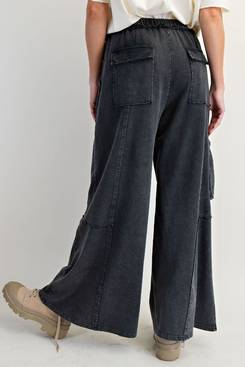 Mineral Wash Terry Knit Pant