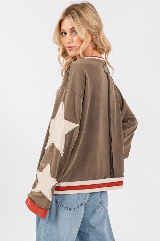 French Terry Star Top