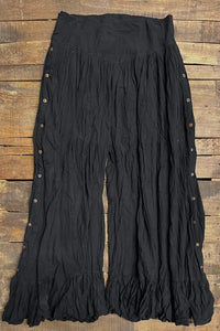 Wide Leg Pant- Midnight