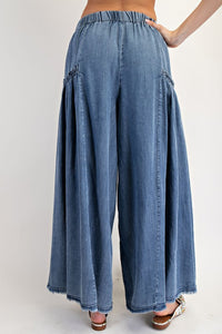 Palazzo Chambray Pant