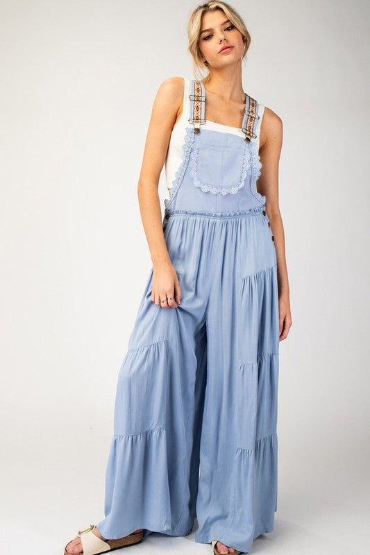 Lace Trim Jumpsuit