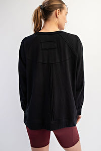 Slub Long Sleeve Top