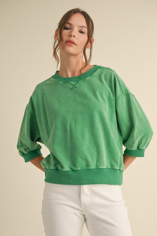 Kelly Green Pullover