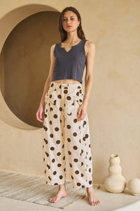 Polkadot Barrel Pants