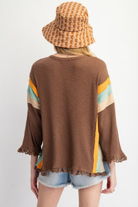 Colorblock Rib Sweater
