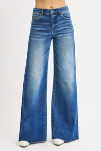Tummy Control High Rise Palazzo Jeans