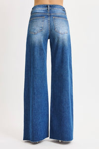 Tummy Control High Rise Palazzo Jeans