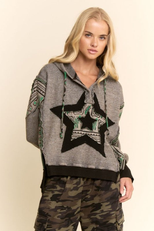 Star Patch Hoodie