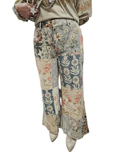 Floral Print Pants