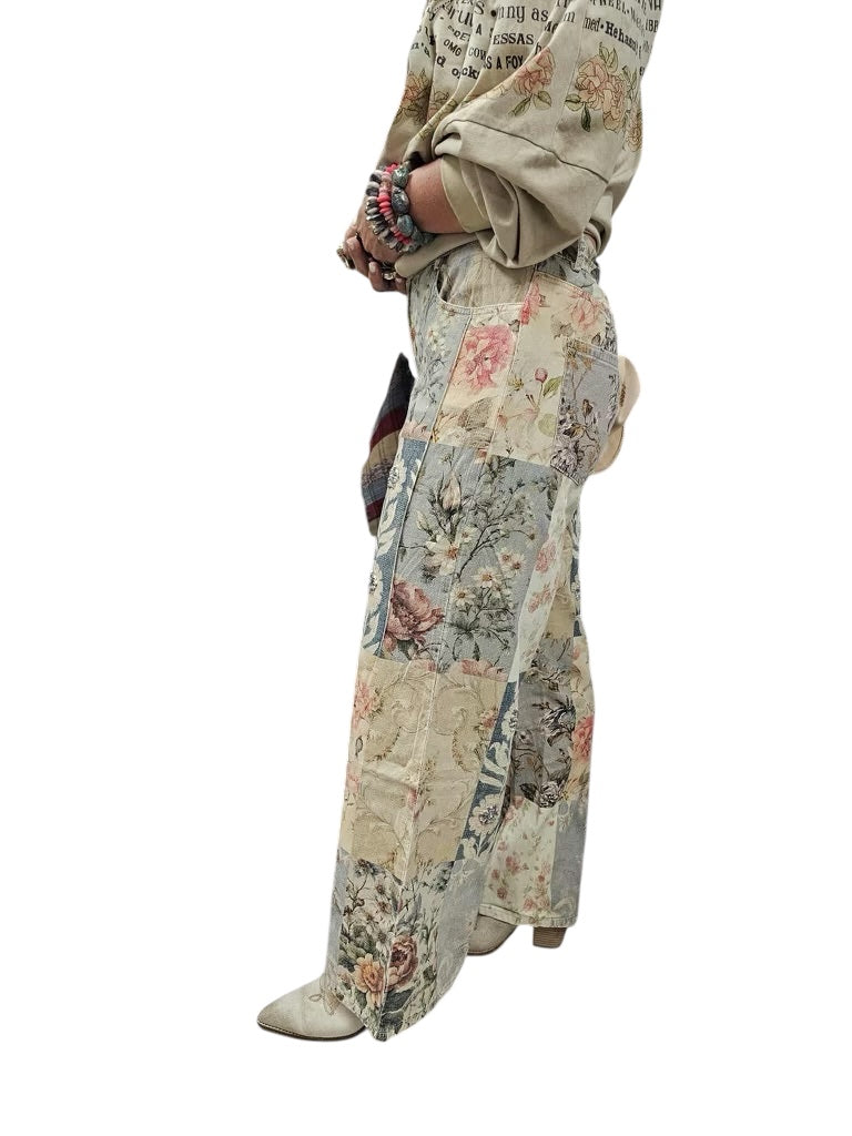 Floral Print Pants