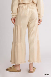 Two Faced Wide Leg Pant