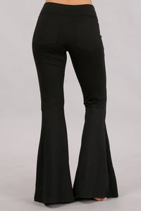 Black Flared Bell Bottoms