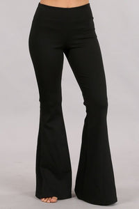 Black Flared Bell Bottoms