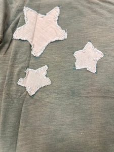 Tattered Tee with Patches