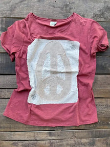 Tattered Tee with Patches