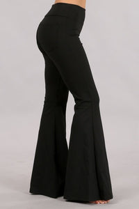 Black Flared Bell Bottoms